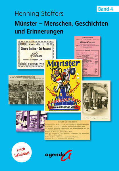 Doktor Quante Arzt, Geburtshelfer und Hiltruper Original Carl Pohlschmidt Ein Fotograf portraitiert seine Stadt Fischhaus Schmitz Kindheit im elterlichen Geschäft Westfälischer Frieden 1948 - Die Jubiläumsfeier in schwerer Zeit Männergesangverein Mauritz-Amicitia Freizeit: Tradition und Verbundenheit Karneval Ein Rückblick in die Geschichte Traumberuf Straßenbahner Kalte Küche, Erdbeerbowle und Ritzenreiniger Der Elephant am Roggenmarkt Erinnerungen an ein beliebtes Abendlokal Hörfehler Der Knabe Henning hoffte auf einen Atlas - und bekam einen Ablass … Henning Stoffers, Jahrgang 1944, wurde in Halle an der Saale geboren und lebt seit 1953 in Münster. In zahlreichen Aufsätzen und Beiträgen hat Henning Stoffers seiner Leserschaft bereits viele Themen rund um die Stadt und ihre Geschichte erschlossen. So auch in seinem neuen, reich bebilderten Werk, in dem er über geschichtliche Geschehnisse berichtet. Mit einem Augenzwinkern erzählt Henning Stoffers auch von seinen frühen Kindheitserinnerungen.