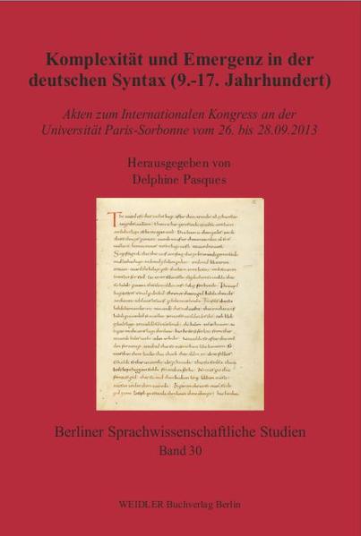 Komplexität und Emergenz in der deutschen Syntax (9.-17. Jahrhundert) | Bundesamt für magische Wesen