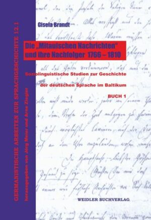 Die Mitauischen Nachrichten und ihre Nachfolger 1766-1810 | Bundesamt für magische Wesen