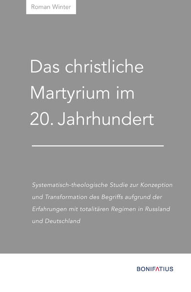 Die Gewalterfahrung der Konfessionen im 20. Jahrhundert forderte alle Kirchen gleichermaßen heraus, ihren Opfern eine angemessene Erinnerung zu gestalten. Dazu diente u.a. der Titel des Märtyrers. Diese Publikation geht systematisch-theologisch der Frage nach, wie das Martyrium nach dem Totalitarismus konzipiert und neu gedacht wurde. Dabei steht das Verständnis des christlichen Martyriums in Russland und Deutschland im Mittelpunkt. Die Studie beschreibt eine Transformation dieses Verständnisses und beleuchtet dogmatische Spannungen zwischen den konfessionellen Prägungen des Begriffs. Die Reflexion dieser Spannungen verdeutlicht die ökumenische Relevanz des Märtyrergedenkens.