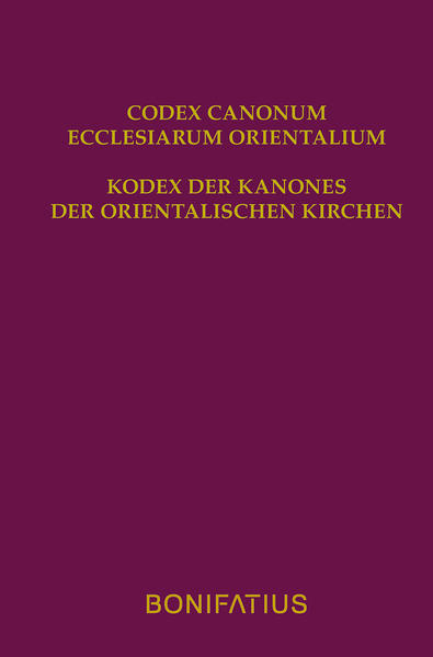 Der Codex Canonum Ecclesiarum Orientalium (CCEO) ist das gemeinsame Gesetzbuch der verschiedenen katholischen Ostkirchen. Mit der erforderlichen Erlaubnis des Apostolischen Stuhls liegt mit dieser Ausgabe nun eine völlige Neuübersetzung dieses Gesetzbuchs ins Deutsche und eine Aktualisierung gemäß der aktuellen Gesetzeslage (Stand Oktober 2020) vor. Dabei wurde eine sprachlich möglichst einheitliche Übersetzung angestrebt und eine engere Orientierung am lateinischen Urtext gesucht, ohne deswegen eine schwer lesbare deutsche Textfassung in Kauf nehmen zu müssen. Das Interesse am Recht der katholischen orientalischen Kirchen sowohl in der Praxis als auch im akademischen Bereicht hat deutlich zugenommen. Dem Bedürfnis nach einer neuen und aktuellen lateinisch-deutschen Ausgabe des CCEO soll mit dieser Publikation Rechnung getragen werden. Sprachen: Deutsch, Latein