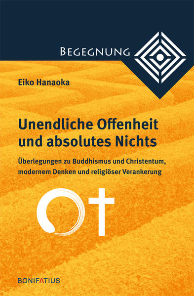 Das Cover-Bild des Buches zeigt einen leeren Kreis und ein Kreuz-Symbole für den Dialog zwischen Buddhismus und Christentum. Die Autorin Eiko Hanaoka verkörpert diesen in Japan geführten Dialog. Sie ist evangelisch getaufte Christin und zugleich Zen-Meisterin mit dem Namen „Shingetsu“, „Herzensmond“. Sie studierte Philosophie in Kyoto unter Keiji Nishitani, einem der letzten Vertreter der philosophischen Kyoto-Schule, und Theologie in Hamburg. Nishitani, der selbst die buddhistische Schweigemeditation übte, lenkte bei seinem Brückenschlag zwischen Japan und Abendland den Blick auf die mittelalterliche deutsche Mystik. Ausdruck des Unaussprechlichen wurden in Kyoto das „absolute Nichts“ und von Indien her die „Leere“. Hanaoka ersetzte beide Begriffe durch „unendliche Offenheit“. Der Band ist eine Einladung, das christlich-buddhistische Gespräch in Theorie und Praxis fortzusetzen und zu vertiefen.