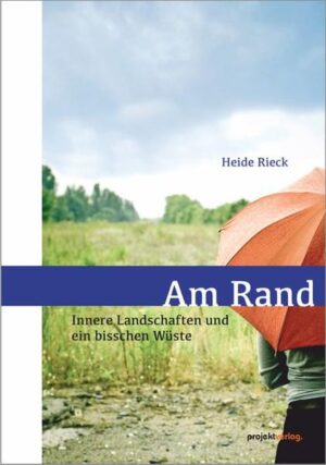 Heide Rieck nimmt uns mit auf eine Reise durch 21 Prosaminiaturen am Rande von Realität und Surrealem, ergänzt durch Reiseerzählungen, die innere und äußere Landschaften spiegeln. Dabei werden nicht nur Erinnerungsbilder aus der Geschichte verarbeitet, vielmehr auch private Spuren eingezeichnet. In Klängen und Bildern sind hier Textlandschaften komponiert, in denen Anspielungen u. a. an Rilke, Walter Benjamin und Heiner Müller deutlich werden.