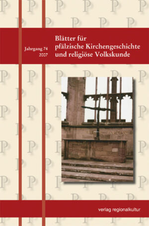 Zwei thematische Schwerpunkte prägen den vorliegenden Jahresband: Ein erster Zyklus befasst sich mit dem Gottesdienst und den Kirchenordnungen des 16. Jahrhunderts. Irene Dingel gibt einen Überblick zum Thema Konfession und Politik in den pfälzischen Territorien 1555-1580. Gottfried Seebaß stellt die Kirchenordnung von Pfalz-Zweibrücken 1557 in den Zusammenhang der evangelischen Kirchenordnungen. Thomas Bergholz wendet sich dem Gottesdienst in den pfälzischen Kirchenordnungen von 1556 und 1557 zu. Schließlich geht Kurt Molitor ausführlich auf den pfälzischen Gottesdienst im 16. Jahrhundert ein. Seit 1957 bestehen vertragliche Verbindungen der Pfälzischen Landeskirche mit der United Reformed Church in Großbritannien. Die Beiträge liefern Reinhard Groscurth und Elga Zachau: Mut zur Ökumene. Fünf Jahrzehnte Kanzel- und Abendmahlsgemeinschaft zwischen der Protestantisch-Evangelisch-Christlichen Kirche der Pfalz und dem International Congregational Council