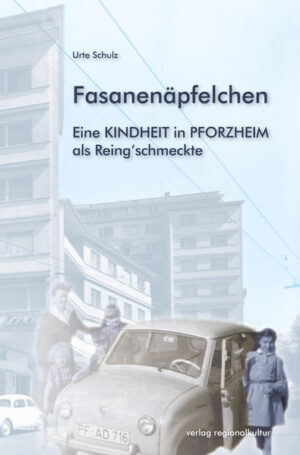 Unser Vater sagte einmal zu mir, ich sei ein vom Himmel heruntergepurzeltes Fasanenäpfelchen. Mit dieser Gewissheit stolperte ich ins Leben. Unsere Kindheit verbrachten wir in Pforzheim. Als Reing’schmeckte. Es war eine Kindheit im Deutschland der 1950er- und frühen 60er-Jahre, und ich habe sie als eine sehr fröhliche und in jeder Hinsicht, wortwörtlich, aufbauende erlebt. Unsere Eltern wünschten sich nichts sehnlicher, als uns in eine Zukunft hineinwachsen zu sehen, die erfüllt war von Aufbau, Optimismus und Lebensfreude. Es war uns vergönnt, in unserer kleinen Welt große Abenteuer zu bestehen und Gefühlswelten auszuleben. Durch die Stürme unserer Kindheit trug uns ein gütiger Wind. Ein „Pforzemer Seggl“ bin ich nie geworden, aber zum Glück auch kein „Halbseggl“. Meine sehr persönlichen Erinnerungen sind vier Lebensaltern zugedacht: der Elterngeneration in Dankbarkeit, der Erlebnisgeneration zur Erinnerung, der Kindergeneration zum Verständnis und der Enkelgeneration zum reinen Vergnügen.