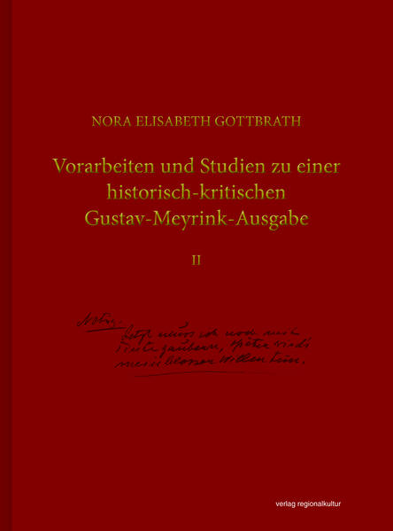 Vorarbeiten und Studien zu einer historisch-kritischen Gustav-Meyrink-Ausgabe | Bundesamt für magische Wesen