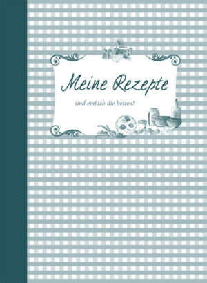 Attraktiv gestaltetes Rezept-Einschreibebuch, mit dem Sie Ihre eigene Rezeptsammlung ständig erweitern können. Ob Zeitschriftenausschnitt, Internetausdruck oder handgeschrieben, hier finden alle Ihre Lieblingsrezepte Platz.