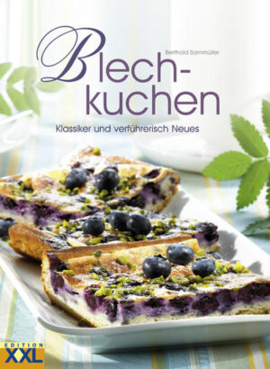 Ob süß oder herzhaft, aus Biskuit-, Hefe-, Mürbe- oder Rührteig, Blechkuchen bieten eine große Bandbreite an Variationsmöglichkeiten. Bei dieser Auswahl an klassischen sowie verführerischen neuen Rezepten ist für jeden Geschmack etwas dabei.