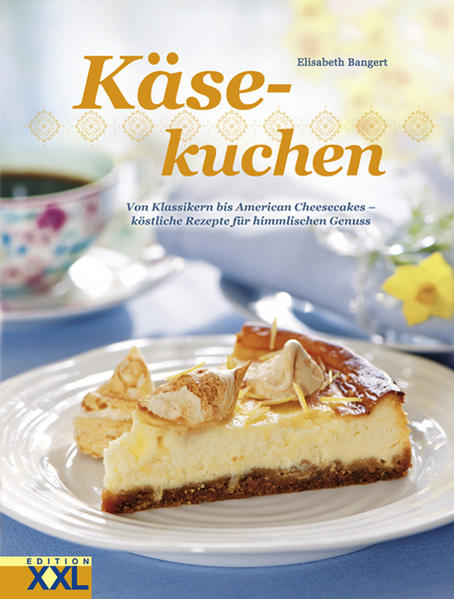 Ein Backbuch mit vielfältigen Rezepten rund um den Käsekuchen. Von Omas klassischem Käsekuchen über fruchtige Rezepte bis hin zu American Cheesecake und leckeren Käsekuchen mit Schokolade, Mohn oder Nüssen. Mit umfangreichem Ratgeber und Schritt-für-Schritt-Anleitungen, die zeigen, wie´s geht. Alle Käsekuchenfans werden begeistert sein!