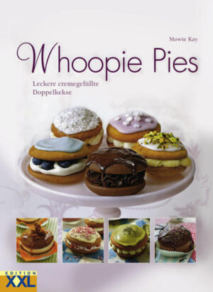 Whoopie Pies sind ein ideales Gebäck für viele Gelegenheiten - klein, kompakt und dabei unwiderstehlich. Sie lassen sich einfach und schnell zubereiten, mit herrlichen Cremes füllen und fantasievoll dekorieren. Bei jeder Tee- oder Kaffeetafel werden Sie damit wahre Begeisterung auslösen. Außerdem sind Whoopie Pies auch bei Kindern sehr beliebt!