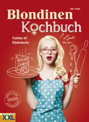 Ok, Blondinen und Kochen ist ein Widerspruch in sich - die echte Blondine lässt kochen ... Wenn es aber doch mal sein muss: Mit dem richtigen Kochbuch kann nichts schiefgehen. Die Rezepte und Anleitungen sind garantiert blondinensicher!