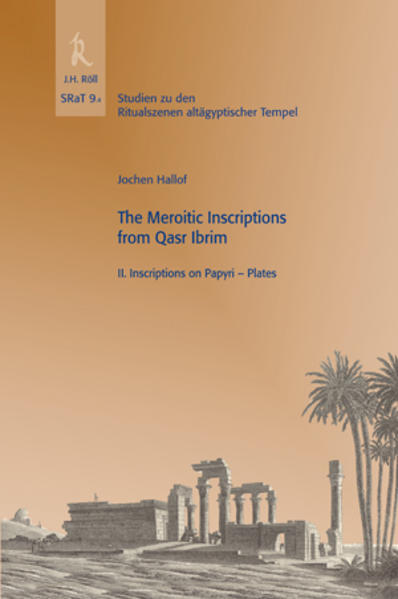 The Meroitic Inscriptions from Qasr Ibrim: II. Inscriptions on Papyri - Plates, SRaT 9.4 | Jochen Hallof