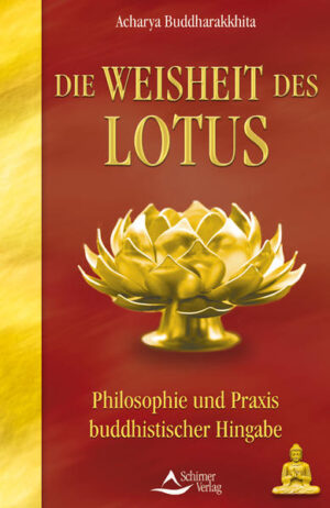 Erläuterung des buddhistischen Verständnisses von Hingabe Einführung in die Praxis buddhistischer Hingabe sowie der Zufluchtnahme zu den Drei Juwelen Buddha, Dharma und Sangha kommentierte Übersetzung eines buddhistischen Lehrtextes von Bhadanta Pandita Widurupola Piyatissa Maha Nayaka aus Sri Lanka Leitfaden für die Übung buddhistischer Hingabe. Acharya Buddharakkhita führt den Leser in seinem Buch in die Grundlagen buddhistischer Hingabe ein. Dabei erläutert er alle Aspekte dieser Praxis sowie jener der Zufluchtnahme zu den Drei Juwelen Buddha, Dharma und Sangha. Die Bereitschaft sich hinzugeben, die Lotusgabe, ist gemäß dem vornehmlich sachlich-analytischen Theravada-Buddhismus von Demut, Schlichtheit und Zurückhaltung geprägt. Der Akt der Hingabe ist nach diesem Verständnis eine spirituelle Übung, welche auf die Entwicklung rationaler und emotionaler Fähigkeiten ausgerichtet ist. Poetisch unterstrichen werden Acharya Buddharakkhitas Darlegungen durch einen von dem Mönch und Theravada-Gelehrten Bhadanta Pandita Widurupola Piyatissa Maha Nayaka aus Sri Lanka verfaßten Text. Zum Schluß erhält der Leser eine Zusammenfassung, in der alle wesentlichen Aspekte des Buches noch einmal aufgeführt sind, was er als stufenweise Anleitung für die Praxis der Hingabe nutzen kann.