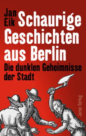 In den „Schaurigen Geschichten aus Berlin“, die der bekannte Krimi-Autor Jan Eik für den Jaron Verlag aus den Archiven gehoben und neu aufgeschrieben hat, bevölkert allerhand zwielichtiges Volk die Straßen der Hauptstadt: Berliner Gespenster, Gangster und Giftmischer, Henker, Huren und Halunken aus acht Jahrhunderten sind in diesem Buch versammelt. Im Angesicht der Weißen Frau, die immer dann erscheint, bevor einem Hohenzoller der letzte Hauch entfährt, ahnt der Leser bald, dass es längst nicht nur in Tegel spukt. Sogleich liest er vom schrecklichen Ende der letzten Hexe Berlins und vom Schicksal des hinkenden Mönches, er lernt verrufene Orte wie die „Lederne Flinte“ oder den „Dusteren Keller“ kennen und macht Bekanntschaft mit dem berüchtigten Ochsenkopf. Mit großer historischer Sachkenntnis, vor allem aber mit feinem Witz und einem guten Schuss Ironie geleitet Jan Eik seine Leser in 15 kurzweiligen Kapiteln durch die dunklen Seitengassen und feuchten Hinterhöfe der Berliner Stadtgeschichte.