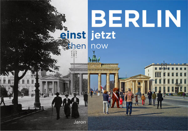 Berlin in exzellenten Fotos aus über 120 Jahren: Der Bildband „Berlin einst und jetzt“, betextet auf Deutsch und Englisch, stellt herausragende Meisterfotografien vor allem aus Kaiserzeit und Weimarer Republik vor. Bilder z.B. von Waldemar Titzenthaler und Friedrich Seidenstücker zeigen Glanz und Lebensfülle der vergangenen Zeit: Flaneure, Kutschen und Droschken Unter den Linden, elegante Gesellschaften vor dem Schloss Charlottenburg. Den historischen Motiven sind aktuelle Aufnahmen des renommierten Berliner Stadtbildfotografen Günter Schneider gegenübergestellt. Fotografien von einst und jetzt zeigen den rasanten Wandel, den Berlins Stadtbild seit dem späten 19. Jahrhundert durchlaufen hat. Sie machen aber auch deutlich, wie viele Prachtbauten die turbulente Zeit überstanden haben.