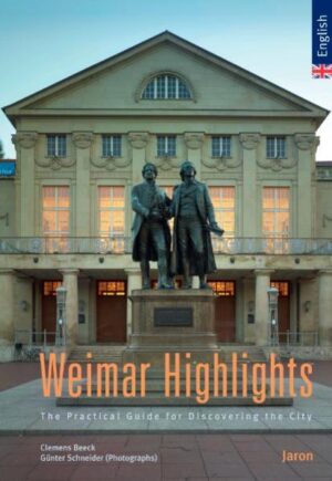 "Highlights in Weimar" ist ein Stadtführer der besonderen Art: handlicher Bildband und informatives Nachschlagewerk in einem. Übersichtlich gegliedert und mit rund 250 Fotos versehen, macht er Entdeckungstouren durch die weltberühmte Klassikerstadt in Thüringen zu einem kurzweiligen Vergnügen. Der erfahrene Journalist Clemens Beeck und der bekannte Fotograf Günter Schneider stellen alle wichtigen Anziehungspunkte vor. Mit Stadtplan, ausführlichem Register, vielen Insider-Tipps und praktischen Informationen für den Besucher. "Highlights in Weimar" – der hilfreiche Begleiter für jeden, der mit Lust und Wissensdurst die malerische Stadt an der Ilm erkunden möchte!