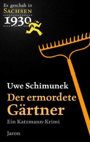 Die Weltwirtschaftskrise macht auch vor Sachsen nicht halt. Bis dato Chefreporter bei der „Leipziger Volkszeitung“, verliert der Journalist Konrad Katzmann 1930 plötzlich seine feste Anstellung. Als drei Kleinganoven bei ihrem Raubzug durch eine Leipziger Schrebergartensiedlung die Leiche eines Kleingärtners entdecken, stürzt er sich gemeinsam mit dem Photographen Heinz Eggebrecht in die Ermittlungen. Die beiden Freunde finden so manches Merkwürdige heraus - unter anderem, dass ausgerechnet Eggebrechts Vater ein amouröses Verhältnis mit der Witwe des Mordopfers unterhält. Bevor die beiden Freizeit-Detektive aber allen Spuren nachgehen können, spitzen sich die Ereignisse zu: Eine zweite Leiche wird gefunden, und Vater Eggebrecht ist mitsamt seiner Geliebten spurlos verschwunden … „Es geschah in Sachsen“ ist ein Kettenroman um den aus Dresden stammenden Journalisten Konrad Katzmann, der in fiktiven Kriminalfällen die Zeit der Weimarer Republik in Sachsen wieder lebendig werden lässt. Der Leipziger Autor und Journalist Uwe Schimunek erzählt im siebenten Band von den „kleinen Leuten“, die in der wirtschaftlichen Krise um ihren hart erarbeiteten Besitz bangen müssen.