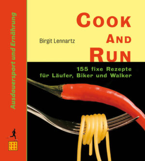 155 schnelle Gerichte für alle Ausdauersportler Schnell, einfach und gesund. So ist die Vorgabe für die 155 Rezepte in diesem Buch: Schnelle und einfache Zubereitung, gesunde und leckere Ernährung für Training und Wettkampf. Die Gerichte sind optimal für den Alltag geeignet, in dem wenig Zeit zum Kochen bleibt. Ideal für Sportler, die ihre Zeit lieber in der Natur als am Herd und beim Einkauf verbringen. Kalorienangaben sind nicht notwendig. Sie werden sehen: Mit diesen 155 Rezepten haben Sie keine Gewichtsprobleme. Gesammelt und angewendet von Birgit Lennartz, der vielfachen Deutschen Meisterin im Langstrecken- und Ultramarathonlauf. Birgit Lennartz Jahrgang 1965, Dipl.-Sportlehrerin und Physiotherapeutin. Sie ist unter anderem 3-fache Deutsche Berglaufmeisterin, Deutsche Marathonmeisterin und 9-fache Deutsche Meisterin im 100-km-Straßenlauf. In dieser Disziplin hält sie bis heute den Deutschen Rekord mit 7:18:57 Stunden. Kochen und Backen sind neben dem Laufen ihre großen Leidenschaften.