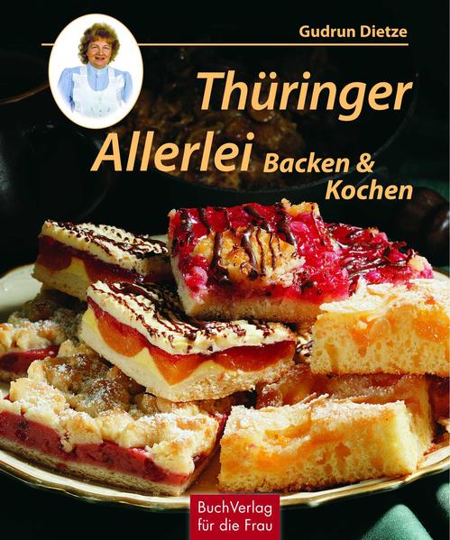 „Thüringer Allerlei“ nennt Gudrun Dietze ihr nun sechstes Back- und Kochbuch, denn es bietet eine abwechslungsreiche, vielfältige Mischung von Hausrezepten in bester Thüringer Tradition. Gebackenes und Gebratenes, frische Gartensalate, feine Nachspeisen, leckere Gelees und Kompotte aus der verarbeiteten eigenen Ernte machen Lust aufs Ausprobieren. Alles gut und übersichtlich beschrieben, vielfach erprobt und auch für Anfänger bestens geeignet. Ein Koch- und Backbuch, das in Thüringer Küchen nicht fehlen darf!