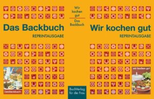 Die "dienstältesten" Koch- und Backbücher Ostdeutschlands sind erstaunlich jung und gefragt geblieben, sicher ein Zeichen für die solide, zeitlose Qualität der Rezepte. Als 1962 "Wir kochen gut" im Verlag für die Frau erschien, war dieses Grundkochbuch mit kleinen Sachzeichnungen und einem teils farbigen, teils schwarz-weißen Tafelteil ein hoffnungsvoller Publikationsbeginn nach der schwierigen Nachkriegszeit und den von starkem Mangel geprägten 1950er Jahren in der DDR. Es erlebte zahllose Nachauflagen, dieverse Überarbeitungen, Fremdsprachenausgaben und blieb über Jahrzehnte DAS Grundkochbuch der DDR-Bürger. Beriets ab 1990 fand es sich erfreulicherweise nach nur kurzer Pause wieder auf den Wunschlisten ostdeutscher Käufer im nun wiedervereinigten Deutschland. So ist es bis heute geblieben: Gute Bücher leben lange. Und "Das Backbuch", die "Schwester" des Kult-Kochbuches, ist ebenso lebendig und nur wenig jünger - 1967 erschien die erste Auflage. "Wir kochen gut" und "Das Backbuch" bestechen durch Solidität, Praxisverbundenheit, leichtes Handhaben, reiche Rezeptauswahl und vertraute, überall erhältliche Zutaten. Auf Wunsch unserer Leser legen wir hier eine unveränderte Reprintausgabe der beiden Küchenklassiker vor.