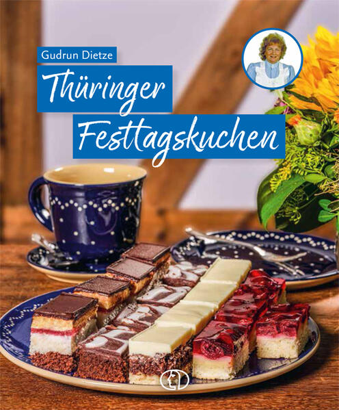 Backen wie in Thüringen: Lernen Sie Reiz und Eigenart einer regionalen Backtradition kennen und lieben, die wie kaum eine zweite noch in solcher Geschlossenheit und Lebendigkeit existiert. Gebacken wird in Thüringen zu allen Jahreszeiten und bei allen Gelegenheiten - im Sommer frische, saftige Obstkuchen, im Herbst und Winter feine Festtagskuchen, gefüllt, belegt, garniert und verziert. Bei ihrer Farbenpracht „isst“ das Auge mit, die Gäste wollen naschen, vieles probieren. So bäckt man statt Torten feine Blechkuchen, schneidet sie in leckere kleine Stücke und präsentiert sie auf großen Platten und Tellern. Ein Schlaraffenland! Lassen Sie sich von einer echten Thüringer Backfrau zum Naschen verführen!