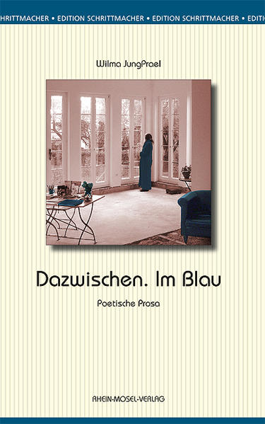 'ich gehe am Schreiben ich fliege am Sprechen in die Welt ich atme mit Farbe und Tanz' 'Worte, die zusammenrücken, sich poetisch verdichten, eigensinnig auseinander streben. Eine Sprache, die lakonisch, teils voll sinnlicher Eleganz, dann wieder stolpernd, fragmentarisch, den Effekten ausweicht, um dort anzukommen, wo die Welt still wird: DAZWISCHEN. IM BLAU Die Bereitschaft, sich zwischen alle Stühle zu setzen, lieber in Zerrissenheit zu leben als sich einzurichten in falscher Identität, ist der Bodensatz von Freiheit. Von der unbeirrbaren Suche danach erzählen die Texte von Wilma JungPrael.' Verena Mahlow '… sprachliche Raffinesse, dramaturgisches Geschick und gedanklicher Anspruch' Stephan Lohr, NDR Kultur