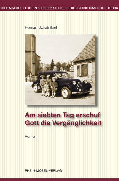 'Am siebten Tag erschuf Gott die Vergänglichkeit' erzählt die Geschichte eines Lebens an der deutsch-französischen Gren- ze. Jean-Pierre Dehlinger, geboren während des Ersten Welt- krieges, wächst in ärmlichen Verhältnissen auf und kämpft zu Beginn des zweiten Weltkrieges als Soldat für die Französische Armee. Nach der Kapitulation ist er wie so viele Elsässer und Lothringer ein 'Malgré-nous' und wird von der Wehrmacht zwangseingezogen. Während eines Heimaturlaubes gelingt es ihm zu desertieren und sich mit Hilfe seiner jungen Frau Marie in seinem Heimatdorf Schmittviller zu verstecken, um gegen Kriegsende noch in amerikanische Kriegsgefangenschaft zu geraten.Der Roman beschreibt über drei Generationen hinweg nicht nur die Auswirkungen des deutsch-französischen Verhältnisses auf den 'kleinen Mann', sondern auch die Geschichte von starken Frauen, die sich in den Wirren der Kriege und den Jahren danach behaupten. Frauen wie Marie und Eugenie Holzritter, die neben Not und Armut auch die althergebrachten Sichtweisen einer dörflichen Männerwelt erdulden müssen und dennoch den Glauben an die Liebe nicht verlieren wollen. Wie die junge Astride, die sich in den gut aussehenden Jean-Marie Hoffmann verliebt und.