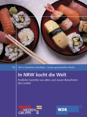 Ein Koch- und Backbuch mit dem Leckersten, was Nordrhein-Westfalen für Hobbyköche zu bieten hat. Zusammengestellt aus Rezepten, die von Lesern der WAZ-Titel und Hörern des WDR eingeschickt worden sind. Und weil unser Land und seine Menschen so bunt sind wie die Welt, geht die Kollektion der einfach nachzukochenden Rezepte auch weit über den traditionellen rheinischen Sauerbraten hinaus. Schon einmal Köfte oder Bacalhau gegessen? Sollten Sie probieren!