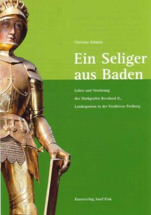 Politisch war Markgraf Bernhard II. von Baden (1428-1458) sicher nicht der bedeutendste Vertreter seines Geschlechts. Nach seiner Ausbildung zum Ritter und Regenten sowie einigen Jahren der Regierung in Baden stand er in diplomatischen Diensten des Kaisers, als ihn im Alter von nur dreißig Jahren in Moncalieri bei Turin der Tod durch die Pest ereilte. Ein frühes und trauriges Ende und zugleich der Beginn einer zweiten Karriere als Vorbild und Seliger. In Moncalieri entwickelte sich rasch ein Kult am Grab des badischen Ritters, der im Ruf der Tugendhaftigkeit stand. Auch in seiner Familie finden sich bald darauf Zeichen seiner Verehrung, so im berühmten Stundenbuch seines Neffen Christoph von Baden oder im badischen Hauskloster Lichtenthal bei Baden-Baden. Schließlich kam es an einem Wendepunkt der badischen Geschichte zu seiner Seligsprechung. Als abzusehen war, dass mit August Georg von Baden die katholische Linie des Hauses aussterben werde und das Land künftig vom protestantischen Zweig der Familie regiert werden würde, erreichte man 1769 die Seligsprechung Bernhards. Er sollte den badischen Katholiken als "himmlischer Landesvater" beistehen. Dieser Gedanke wurde nach der Gründung des Erzbistums Freiburg im Jahr 1827 aufgegriffen: Man ernannte Bernhard zum Patron des badischen Anteils der Erzdiözese. Während der Kult des seligen Bernhard im Lauf des 19. Jahrhunderts vor allem von großherzoglicher Seite gefördert wurde, um der katholischen Bevölkerungsmehrheit die Identifikation mit dem protestantischen Herrscherhaus zu erleichtern, entdeckte ihn im 20. Jahrhundert die Kirche für sich. Die Fülle von Text- und Bildzeugnissen zeigt einen frappierenden Wandel der Bernhardsdarstellungen: Er erscheint als Keuschheits- und Tugendvorbild für Jungmänner ebenso wie als Sportidol, als idealer Sohn und Regent, als Kämpfer gegen Kommunismus und Bolschewismus sowie als europäischer Friedensbotschafter.