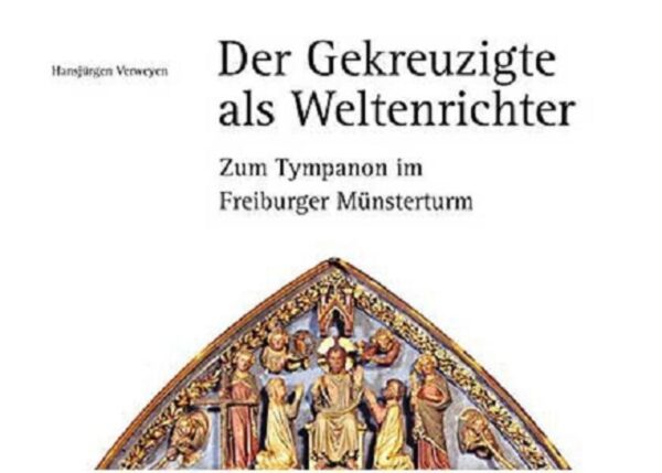 Wer im Mittelalter eine Kathedrale durch das Hauptportal betrat und dabei zum Tympanon, dem Bogenfeld über der Eingangstür, aufschaute, wurde oft von Angst und Schrecken erfasst. Der Blick fiel auf das künftige Weltgericht, mit Christus als dem in göttlicher Vollmacht thronenden Richter über die Guten und Bösen. Besonders sorgfältig waren zumeist die Qualen der Hölle dargestellt. Sollte dies das Vorwort zu der im Inneren der Kirche verkündeten Frohbotschaft sein? Demgegenüber erscheint die Darstellung des Weltgerichts im Tympanon des Freiburger Münsterturms wie ein helles Zeichen der Hoffnung. Hansjürgen Verweyen, Professor em. für Fundamentaltheologie an der Universität Freiburg, ist dieser Darstellung bis ins Detail nachgegangen und zu dem Ergebnis gekommen, dass hier ein herausragendes Meisterwerk auch in theologischer Hinsicht geschaffen wurde.