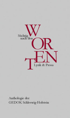 Süchtig nach den Worten' - diesen Vers eines Gedichtes von Therese Chromik deuten 10 Literatinnen der Gedok Schleswig-Holstein, jede auf ihre ganz eigene Weise, in Lyrik und Prosa: Therese Chromik, Brigitte Halenta, Marion Hinz, Lena Johannson, Birgit van der Leeden, Charlotte Kerner, Regine Mönkemeier, HannaH Rau, Doris Runge und Romy Salvagno. Entstanden ist eine Textsammlung von Autorinnen, die dem Wort verfallen sind, für eine Leserschaft, die 'süchtig nach Worten' ist. Die 2. Anthologie der Gedok Schleswig-Holstein wird gefördert durch das Ministerium für Justiz, Kultur und Europa des Landes Schleswig-Holstein.