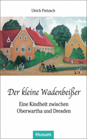 Ulrich Pietzsch, Spitzname „Wadenbeißer“, wurde 1937 im sächsischen Oberwartha geboren. Sein Vater, führertreuer Parteigenosse, schickt bald „Beutesammlungen“ von der französischen Front. Ulrich veranstaltet derweil mit den Jungen des Dorfes Kriegsspiele, heckt Streiche aus, strapaziert die Geduld der Mutter. Filmvorführungen im Dresdner UFA-Kino und das Schwimmenlernen im verbotenen Speicherbecken markieren eine abenteuerreiche Kindheit in Kriegszeiten. Voller Neugier beobachtet der Junge die Geschehnisse, kommentiert aus kindlicher Perspektive die zunehmende Aussichtslosigkeit des Krieges, die sich zuletzt auch an der Bombardierung Dresdens im Februar 1945 ablesen lässt. Als der Vater aus russischer Gefangenschaft zurückkehrt, hat die Zeit des Wiederaufbaus längst begonnen, ist Hunger an der Tagesordnung, gehören Flüchtlinge und russische Besatzer zum Dorfleben.