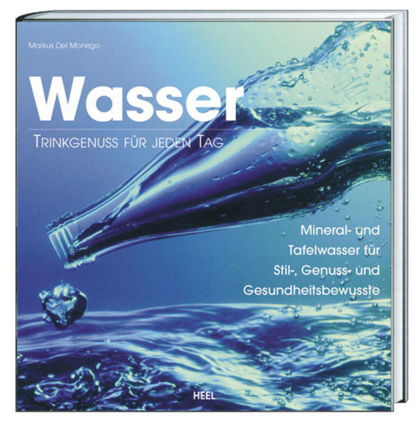 Jährlich steigt der Pro-Kopf-Verbrauch von Mineral- und Tafelwässern in der Bundesrepublik weiter an. Doch was wissen wir über unser Wasser? Markus Del Monego, erster deutscher Weltmeister der Sommeliers, testet deutsche und internationale Wässer zu verschiedenen Weinen und kennt sich trefflich mit der Materie aus. Unterhaltsam wie informativ präsentiert der Wasser-Kenner einen großen Test mit internationalen Wässern und enthüllt dem Gourmet, welches Wasser zu welchem Wein passt. Dazu gibt es Anekdoten rund um das Wasser, geschichtliche Aspekte und Beiträge von Gastautoren zu den Themen Wasser und Gesundheit, Wasser und Kochen, Wasser und Sport, Wasser und Wellness, die Geschichte des Wassers und eine kleine Verpackungshistorie.