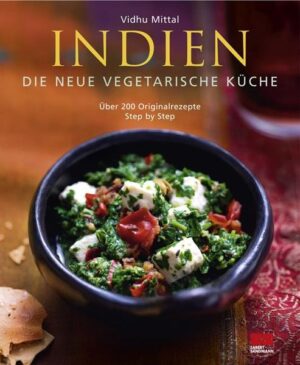 Nie war es einfacher, die Klassiker der vegetarischen indischen Küche nachzukochen! Jetzt gibt es ein neues Standardwerk mit mehr als 200 Originalgerichten, deren Zubereitung durchweg mit Step-by-Step-Fotos gezeigt wird. So kann sich jeder an die Köstlichkeiten aus dem 'Mutterland der vegetarischen Küche' wagen! Bei der Auswahl der Rezepte hat die Autorin Vidhu Mittal aus dem ganzen Reichtum der raffiniert gewürzten Gemüseküche ihrer Heimat geschöpft. Seit über 15 Jahren betreibt sie eine Kochschule in der indischen Metropole Bengaluru. Sie weiß aus Erfahrung, wie Rezepte aufgebaut sein müssen, damit sie leicht nachvollziehbar sind und auch Einsteigern problemlos gelingen. Ihre Kochphilosophie folgt einerseits traditionellen Pfaden, schlägt andererseits aber auch neue Wege ein: Viele Spezialitäten aus allen Regionen ihrer Heimat hat Vidhu Mittal verschlankt und modernisiert. Und dank des Step-by-Step-Konzepts ist ihr Indien-Kochbuch auf dem deutschen Markt einzigartig. Von Drinks und Suppen über Fingerfood und aromatische Currys bis hin zu verlockenden Desserts - für Liebhaber der vegetarischen Küche Indiens wird hier (fast) jedes Geheimnis gelüftet.