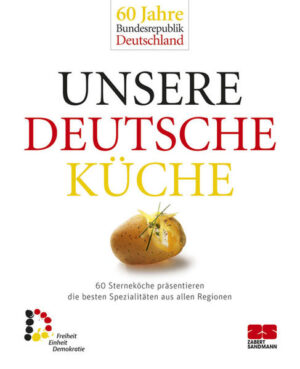 Die Feierlichkeiten zum 60-jährigen Bestehen der Bundesrepublik Deutschland haben auch eine kulinarische Seite: Für dieses Buch treten 60 Sterneköche aus allen Teilen des Landes an, um die Klassiker der heimischen Küche neu zu interpretieren. Eine einmalige kulinarische Entdeckungsreise direkt vor der Haustür! Dieses Buch greift tatsächlich nach den Sternen, denn nie zuvor haben sich so viele Spitzenköche den typischen Spezialitäten der heimischen Küche gewidmet. Ihre Rezepte laden dazu ein, die kulinarischen Regionen Deutschlands in ihrer faszinierenden Vielfalt neu zu erleben: Dabei trifft man natürlich immer wieder auf beliebte Klassiker wie Rheinischen Sauerbraten oder Leipziger Allerlei, aber auch auf Gerichte, die fast in Vergessenheit geraten sind und die es wiederzuentdecken gilt. Die Liste der Köche und Köchinnen, die verantwortlich für die über 150 Rezepte sind, liest sich wie das 'Who’s who' der deutschen Spitzengastronomie: Neben Newcomern und beliebten TV-Köchen wie Alfons Schuhbeck, Johann Lafer oder Cornelia Poletto dürfen natürlich auch so herausragende Vertreter ihrer Zunft wie Harald Wohlfahrt, Hans Haas und Dieter Müller nicht fehlen. Ein Standardwerk für alle, die Appetit auf die 'neue' deutsche Küche haben! Ausführliche Rezepte und stimmungsvolle Foodfotos machen Lust aufs Nachkochen. Dazu gibt es viele nützliche Küchentipps und Informationen über typische regionale Produkte.