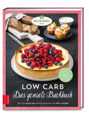 Low Carb: Absolutes Trendthema und Dauerbrenner in der ‚gesunden Backszene‘. Das neue Standardwerk: es gibt kein vergleichbares Low-Carb-Backbuch auf dem Markt. Von der Pike an: alle Grundlagen des Low Carb Backens sowie Tipps, Tricks und Pannenhilfe. Von Profis lernen: Erfolgsautorin und -bloggerin Hola-Schneider vermittelt allumfassend ihr Backwissen. Unterstützt von der erfolgreichen Bloggerin Anita Thomas (himmelsglitterdings.de