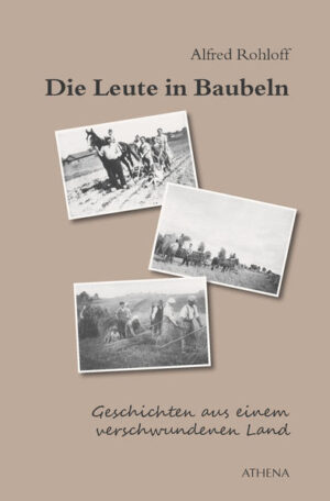 Mit seinen humorvollen, aber auch nachdenklich stimmenden Kurzgeschichten hat Alfred Rohloff in diesem Band seinem Geburtsort Baubeln im einstigen Ostpreußen (im heutigen Kaliningrader Gebiet) ein Denkmal gesetzt. 'Baubeln ist heute weder auf einer Landkarte noch auf unserer wirklichen Erde zu finden. Die großspurige neuere Geschichte hat es hinweggefegt', heißt es im Nachwort. 'Erzählt wurden mir diese Geschichten - natürlich nicht als solche, wie sie hier versammelt sind - schon kurz nach dem Krieg. Aber ich fand erst nach und nach die Zeit, sie für mich aufzuschreiben. Der etwas ironische Ton, der in den Erzählungen anklingt, war schon bei den Ersterzählern enthalten. Er soll aber nicht die Zuneigung beiseite schieben, die ich für dieses Fleckchen Erde und die Schrulligkeit der damaligen Bewohner noch heute empfinde.'