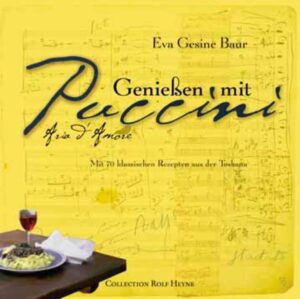 Die Arien aus Giacomo Puccinis Opern gehören zu den beliebtesten und am häufigsten gespielten Musikstücken überhaupt. Giacomo Puccini hat die menschliche, leidenschaftliche Liebe in die Welt der Oper eingeführt - und ebenso leidenschaftlich und genussreich gelebt. Puccini, zu Lebzeiten umstrittener Komponist, ein umschwärmter Frauenheld, Liebhaber der guten Küche und Genießerschlechthin, war kein Mensch des kühlen Kopfs, sondern des heißen Herzens. Genießen mit Puccini wandelt auf den Spuren des genialen Komponisten, der sich stets von seinen Passionen leiten ließ. Eva Gesine Baur erzählt spannungsreich von Puccinis Liebe zu den Frauen, von einfachen Menschen und großen Gefühlen, aber auch von seiner Begeisterung für die Jagd, für schnelle Autos und Motorboote - die erste Stimme aber singt dabei immer die Liebe zu seiner Heimat Toskana und ihren kulinarischen Reichtümern.