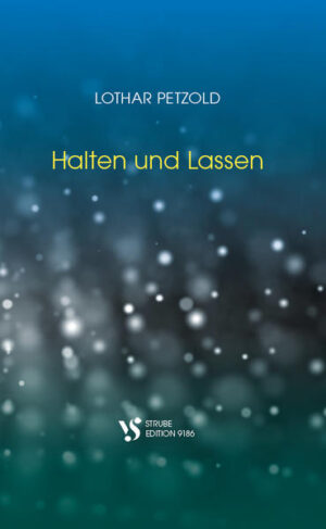 Schon im 18. Jahrhundert war umrissen, das was der Mensch leisten kann und muss besteht im Tunund Lassen. Beide Begriffe sind zwei gleichermaßen aktive Tatsachen. Mitunter kommt uns das Lassen noch härter an, als das Tun. Erinnern wir unsnur daran wie schwer es uns fällt, eine schlechte Eigenschaft zu lassen. Andererseits sagt Erich Kästner zu Recht: „Es gibt nichts Gutes, es sei denn man tut es.“ Wir müssen prüfen: „Was soll ich tun, was unterlassen“ (Seite 31 „Abendgebet“). Das zu unterscheiden macht unsere Reife aus. In zwei Gedichten in diesem Band spreche ich die Dinge differenziert an. Auf Seite 37 steht dasGedicht „Vision“. Darin ist die Fähigkeit der Reife in der Liebe zu erreichen. Da steht: „Wer liebt ist frei zum Tun und Lassen.“ Verstärkt ist hier das Tun angesprochen, während das Gedicht „Wir“ auf Seite 62 mehr das Lassen hervorhebt: „Allem Halten folgt Lassen.“ Jetzt sind wir beim eigentlichen Titel des Büchleins „Halten und Lassen“ und damit bei der Grenzaussage, loslassen zu können, ist am Ende des Erdenlebens die schmerzlichste aller menschlichen Tugenden. Tun und Lassen, Halten und Lassen sind menschliche Eigenschaften der Reife. So sehr wie dieser nacheifern, bleiben wir doch in der Erfüllung zeitlebens eher Stümper. Lothar Petzold, Ostern 2018