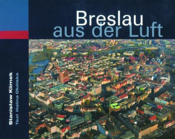 Der vorliegende Bildband mit Luftbildern von Stanislaw Klimek besteht aus sechs Teilen, die die einzelnen Breslauer Stadteile vorstellen: Dom- und Sandinsel, Altstadt sowie vier Gebiete, die außerhalb des Stadtzentrums liegen: der südliche Stadtteil mit der ehemaligen Schweidnitzer Vorstadt, der östliche Stadtteil mit der vormaligen Ohlauer Vorstadt, der westliche Stadtteil mit der einstigen Nikolaivorstadt und der nördliche Stadtteil mit der ehemaligen Odervorstadt. Die in diesem Bildband präsentierten Fotografien entstanden zwischen Juni 2004 und April 2005. Einige Aufnahmen haben neben ihrem dokumentarischen Charakter auch einen historischen Wert. Die Fotografien zeigen das Ergebnis der sich über Jahrhunderte vollzogenen städtebaulichen und architektonsichen Veränderungen. Das ursprünglich zur Piastenmonarchie gehörende Breslau ging im ersten Drittel des 14. Jahrhunderts mit Schlesien an die böhmische Krone. Im Jahre 1525 wurde Schlesien durch die Habsburger übernommen