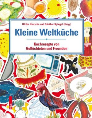 »Liebe geht durch den Magen«, sagt bekanntlich der deutsche Volksmund. Aber auch andere Kulturen und Sprachen kennen diese Redensart, etwa das Englische oder Arabische. Die beiden HerausgeberInnen haben diese Lebensweisheit beim Wort genommen und einen gemeinsamen Austausch von Rezepten, Kochen und Essen als gelebte Kultur organisiert, die verbindet und in der Begegnung aus Fremden Freunde macht. Das Kochrezepte-Buchprojekt »Kleine Weltküche« zielt auf eine Interaktion von Menschen in einer kulturell bunten Gesellschaft. Alle können von den kulinarischen Impulsen profitieren und die Kultur des anderen kennen- und schätzen lernen. Das gemeinsame - auch künstlerische - Schaffen zum Thema Essen fördert den interkulturellen Dialog. Denn ganz nebenbei haben sich die Beteiligten beim Austausch über die Rezepte Geschichten erzählt, über das Essen, die Heimat, das Bekannte und das Unbekannte. Da wurde im fröhlich lauten Sprachgewirr zwischen Deutsch, Englisch, Arabisch, Persisch sowie Zeichensprache und anderen Sprachen gelacht, übersetzt, gefragt, erzählt und gemalt. Entstanden ist ein künstlerisch-kulinarischer Leckerbissen mit 59 illustrierten Kochrezepten aus Afghanistan, Albanien, Bosnien, Deutschland, Ghana, Griechenland, Kolumbien, Irak, Mali, Peru, Senegal, Serbien, Syrien und der Türkei. Das Buch wurde von den Beteiligten selbst illustriert, mitgewirkt haben u.a. Profis wie Emad Hashem, der an der Universität in Damaskus (Syrien) eine Kunstprofessur inne hatte, oder auch kleine Künstlerinnen wie die elfjährige Yona Sabbah, ebenfalls aus Syrien, die Spaß am Malen hat. Entstanden ist ein Gesamtkunstwerk, mit dem neben den Rezepten auch gemeinsame Erlebnisse, Bilder und Geschichten in die Welt gehen. Guten Appetit beim Lesen, Staunen, Nachkochen und Essen!