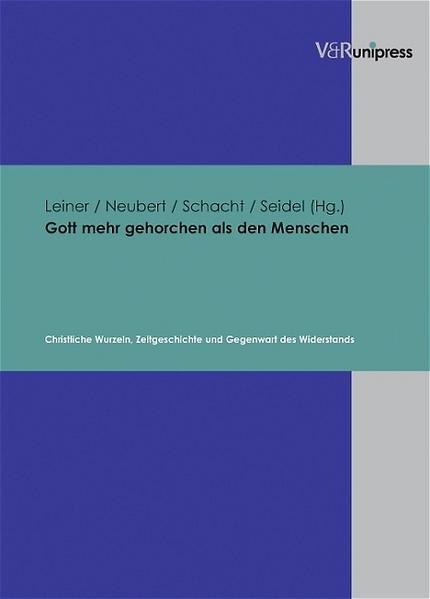 Der Band vereinigt 18 Beiträge internationaler bekannter Wissenschaftler aus Deutschland, der Schweiz, Belgien und Kongo (Ex-Zaire) zum Thema des christlichen Widerstands. Eventuell ergänzt werden kann danach, sofern der Raum vorhanden ist:Behandelt werden vor allem die Wurzeln des christlichen Widerstands in der Bibel und im 16. Jahrhundert (Luther, Calvin, Täufer) und die Erfahrungen in den Diktaturen des 20. Jahrhunderts in Deutschland und in anderen Ländern. Weitere Beiträge widmen sich auch aktuellen Fragen wie Widerstandsrecht im Grundgesetz, Widerstand in der amerikanischen Bürgerrechtsbewegung, bewaffnetem Aufstand, gerechtem Krieg, neuen Kriegen und Terrorismus, Kirchenasyl, Umgang deutscher Kirchenleitungen mit Widerständlern und ihren Hinterbliebenen und der Behandlung von Widerstand im Religionsunterricht.