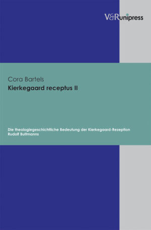 In her second volume on the genesis of the exegetical and systematic theology of Rudolf Bultmann, the author examines the relation between Bultmann's reception of Kierkegaard and of Heidegger. From the time of publication of Heidegger's Being and Time, Bultmann was accused of leaving the field of theology because he resorted to Heidegger's Daseinsanalysis. After the end of the war, Bultmann's lecture "New Testament and Mythology" (1941) gave rise to debates so fierce that they brought the Apostles' Creed Dispute of 1892 to mind. One major reason for these misunderstandings is that Bultmann's critics were biased in their emphasis of his Heidegger reception, not recognising that in his call for an existential interpretation he was essentially seeking to draw the consequences from Kierkegaard's reflections on the indirectness of the Revelation, and saw Heidegger's Daseinsanalysis as a possibility for pointing to the difficulty of appropriating faith owing to the indirectness of the Revelation.