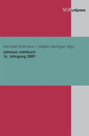 Johnson-Jahrbuch Bd. 16: 2009 | Bundesamt für magische Wesen