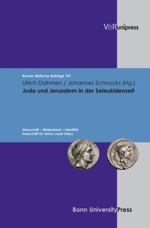 Mit der Schlacht bei Paneion (Banjas) 200 v. Chr. und der endgültigen Etablierung der Seleukidenherrschaft unter Antiochus III. in Syrien-Palästina beginnt eine Epoche des Übergangs, die durch den immer deutlicher werdenden Aufstieg Roms zur Großmacht geprägt ist. Ihre Dynamik erfährt mit der Einnahme Jerusalems durch Pompeius 63 v. Chr. ihren Abschluss.Für Jerusalem und Juda umfasst dieser Zeitraum die Hasmonäer-herrschaft und damit äußerlich betrachtet eine Phase (relativer) Autonomie. Diese umstrittene Herrschaft, ihr Zustandekommen in den Makkabäerkämpfen und ihre Vorgeschichte im ausgehenden 3. Jhd. v. Chr. spielen für das vielgestaltige Ringen um die Möglich-keiten und Grenzen jüdischer Identität angesichts des Hellenismus eine entscheidende Rolle. Dieses Ringen äußert sich nicht nur sozial in Gruppenbildungen, sondern findet auch literarisch seinen Niederschlag.Untersucht wird hier die Entwicklung des Judentums vor diesem historischen Hintergrund im Bereich der Hebräischen Bibel, die sich in dieser Phase in Umfang und Text immer mehr stabilisiert, im Bereich der Septuaginta, die zu großen Teilen in dieser Zeit entstanden ist, und im Bereich der Qumranschriften.