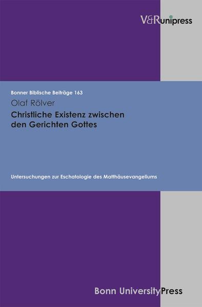 The statements in Matthew’s gospel concerning God’s judgement are often regarded merely as admonitory threats to a Christian community at risk of losing the magic of its beginnings. By contrast, the author of this volume puts them in a new light by interpreting them against the contemporary background of the first Jewish-Roman War. A decisive precondition here is that Matthew’s community does not view the destruction of Jerusalem and the end of the Temple as a judgement against the Jewish people that does not affect them. Instead, they see it as triggering a deep-seated crisis of meaning that urgently poses the question of God’s righteousness in their own (Jewish) history. The judgement statements in the Gospel according to Matthew places its readers, now followers of Jesus Christ, at a critical time “between the judgements” of God on his people-the judgement occurring in the destruction of the temple and the Last Judgement they thought to be imminent. This age is one of eschatological trial, concerned with reinstituting Jewish religious culture after the loss of the soteriologically significant cultic centre.