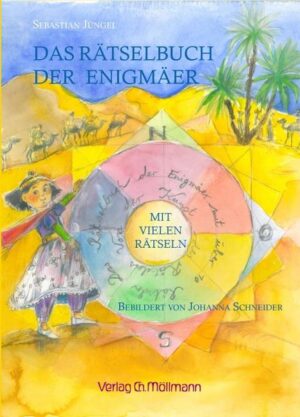 Wer löst nicht gern Rätsel! Für Prinzessin Enigma sind sie willkommener Zeitvertreib. Denn ihr Vater, der König, hat viel zu wenig Zeit für sie. Doch auch die Enigmäer selbst stellen sich unentwegt Rätsel. Kein Wunder, dass sie gern von Reisenden aufgesucht werden. Sie wollen lernen, wie man Lebensrätsel löst. Durch das Auftauchen von Griphos wird die heitere Lebensfreude der Enigmäer bedroht. Mit Hilfe des Bibliothekars Talány und des Wächters taucht Enigma immer tiefer in die Geheimnisse des Rätsels und Rätselns ein und fordert schließlich Griphos zum Großen Rätselduell heraus. Sebastian Jüngel erzählt fantasievoll und mit über 75 Rätseln von den Ereignissen im Reich der Enigmäer. Johanna Schneider verleiht dem Geschehen mit ihren farbfrohen Bildern eine stimmungsvolle Note. Sie leitet mit Urs Weth die Wirkstatt Basel (www.wirkstattbasel.ch).