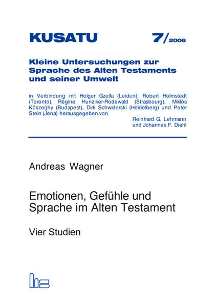 Was sind Emotionen, Gefühle und Affekte? Und was sind Emotionen, Gefühle und Affekte im Alten Testament? Wie können wir uns Gefühlen, Emotionen und Affekten in hebräischen Texten nähern? Unter der Voraussetzung, dass Emotionen etc. nicht als unversal, sondern als historisch und kulturell bedingt zu verstehen sind, suchen die vorliegenden vier Studien einen Zugang mit Hilfe der Analyse von Gefühlsund Emotionsmetaphern, wie ihn Lakoff/Johnson, Kövecses, Rolf u.a. eröffnet haben. Die erste Studie unterscheidet Emotion, Gefühl und Affekt, die zweite und dritte Studie ist den Emotionen „Hass“ und „Eifer“ gewidmet, die vierte Studie geht dem Phänomen sprachlich codierter Anthropopathismen nach.