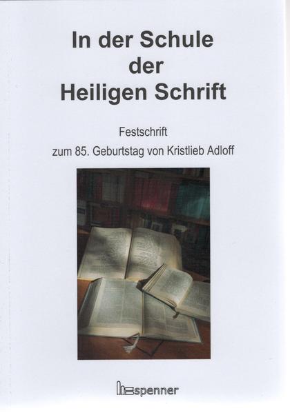 Diese Festschrift wurde zusammengestellt als Dank vieler Freunde, Weggenossen und Schüler an einen Lehrer und Gesprächspartner, der es verstanden hat, in vielfältiger und lebendiger Weise die Liebe zur Heiligen Schrift zu wecken und die Verbindungen von der Hebräischen Bibel ins Neue Testament aufzuzeigen. Dabei betonte er stets die Notwendigkeit, die rabbinische Auslegung als essentiell hinzuziehen, wodurch der bleibenden Bedeutung des jüdischen Glaubens und des jüdischen Volkes für die Christenheit theoretisch und praktisch Rechnung getragen wird. Die zahlreichen Predigten und anderen Beiträge zeugen von der Frucht, die Kristlieb Adloffs Lernen und Lehren getragen hat.