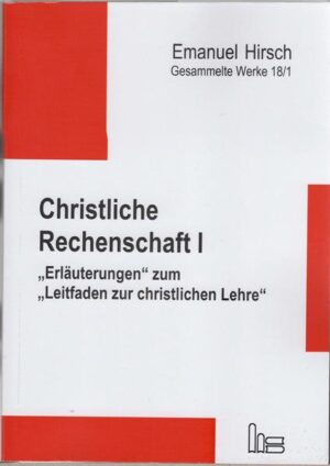 Bereits kurz nach Veröffentlichung des „Leitfadens zur christlichen Lehre“ im Jahr 1938 hat Emanuel Hirsch damit begonnen, sein systematisch-theologisches Hauptwerk mit ausführlichen Zusätzen zu versehen. Diese zu Lebzeiten des Autors nie publizierten „Erläuterungen“ sind bewusst bivalent angelegt, sodass sie zum einen bei der Lektüre des hochgradig anspruchsvollen „Leitfadens“ als Verständnishilfe hinzugezogen, zum anderen als in sich eigenständige Abhandlung gelesen werden können. Durch die Neutranskription der Originalhandschrift Hirschs bietet Band 18/1 der Gesammelten Werke die umfangreichen „Erläuterungen“ zum „Leitfaden“ erstmals ungekürzt und als separates Buch. Die Einleitung der Herausgeber gibt einen Einblick in die langwierige Entstehungs- und Veröffentlichungsgeschichte des Zusatzbandes. Neben einem textkritischen und einem Sachapparat wurden für die vertiefte Textarbeit ein ausführliches Literaturverzeichnis sowie Personen-, Sach- und Bibelstellenregister hinzugefügt.